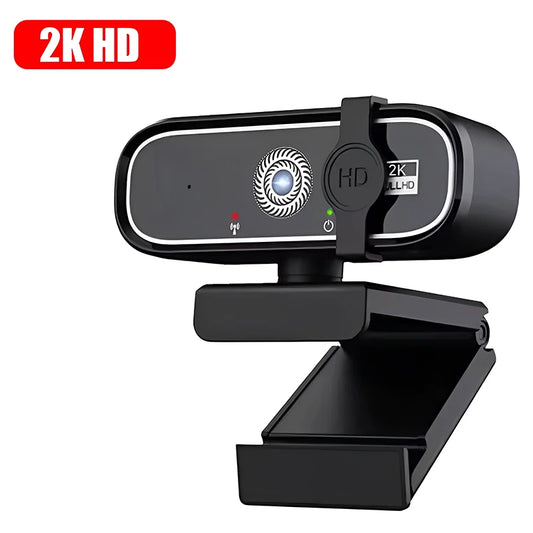 Mini Webcam 4K HD com Microfone, Webcam 2K Full HD, 30fps, Foco Automático, USB, para PC, Laptop e Gravação de Vídeo.