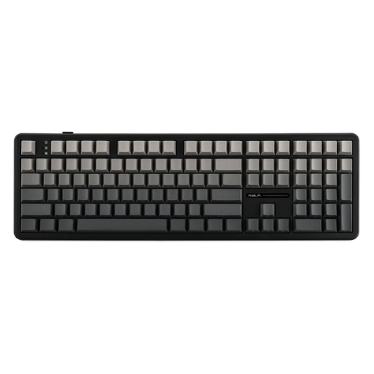 EPOMAKER x AULA F108 Full Size 100% ANSI Layout Hot-Swap Wired/2.4GHz/Bluetooth 5.0 Wireless Mechanical Keyboard RGB Backlight