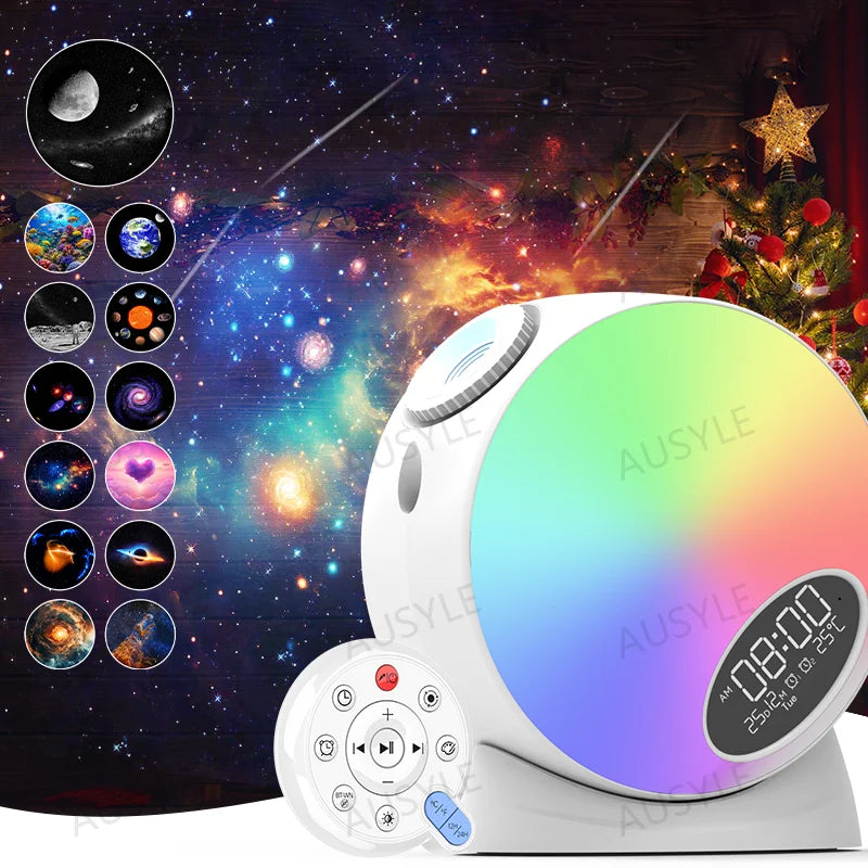 Projetor Galáxia Planetário Luz Noturna Meteoro 13 em 1 Projetor Ultra Nítido para Decoração de Quarto Presente