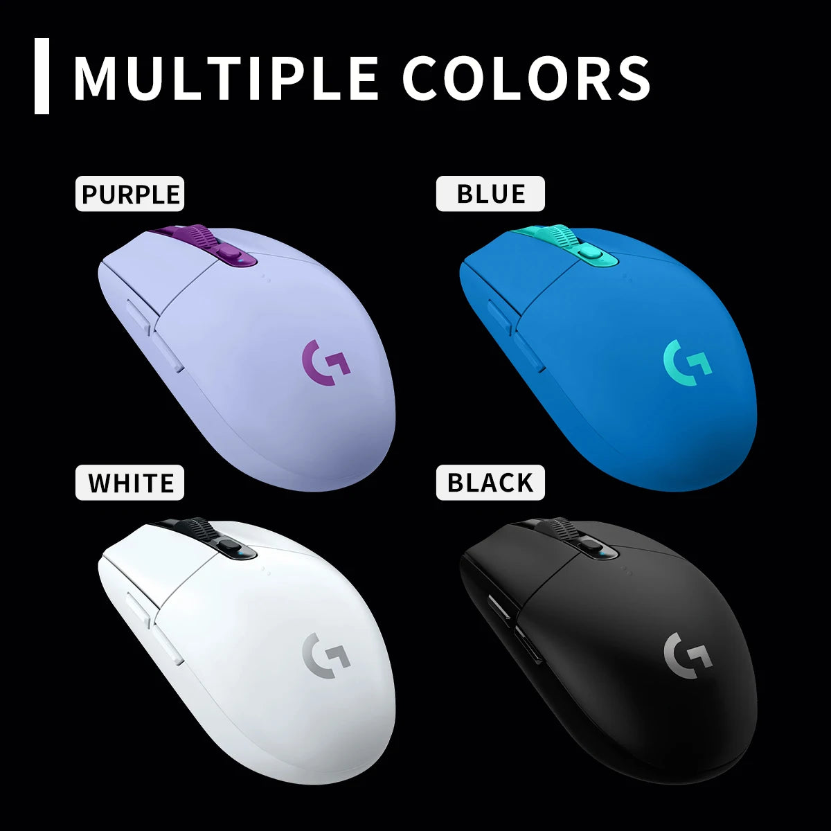 Wireless G304 /G305 Mouse Bateria de longa duração, perfeita para trabalho de escritório e sessões de jogos.