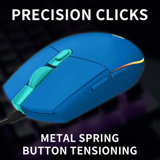 Logitech G203 Wired Mouse Gamer, Esports-Grade, 6 Programmable Buttons & Multi-Color for Competitive Games