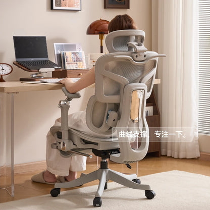 Cadeira Ergonômica de Esports com Elevação, Apoio de Braço 6D, Suporte Lombar, para Computador, Uso Doméstico, Escritório e Uso no Quarto.