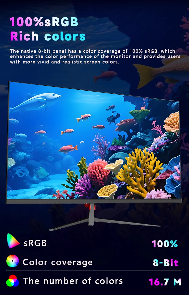 Monitor gamer de 27 polegadas, 1K, 280Hz, com design moderno e retroiluminação LED para entusiastas de eSports.