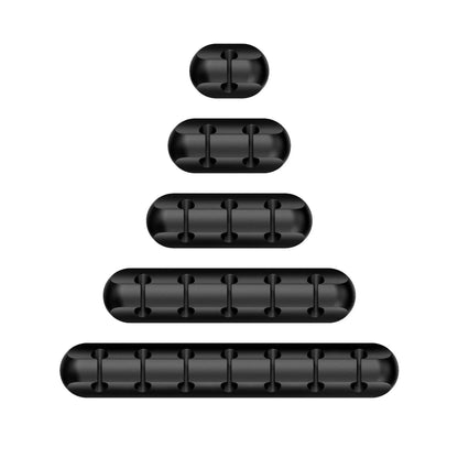 Organizador de Cabo USB de Silicone, Enrolador de Cabo de Carregamento USB, Clipes Organizadores para Cabos de Mesa, Suporte para Cabos de Mouse e Fones de Ouvido