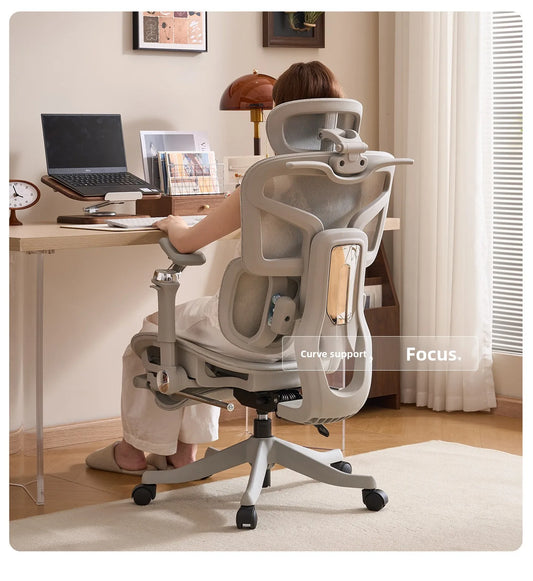 Cadeira Ergonômica de Esports com Elevação, Apoio de Braço 6D, Suporte Lombar, para Computador, Uso Doméstico, Escritório e Uso no Quarto.