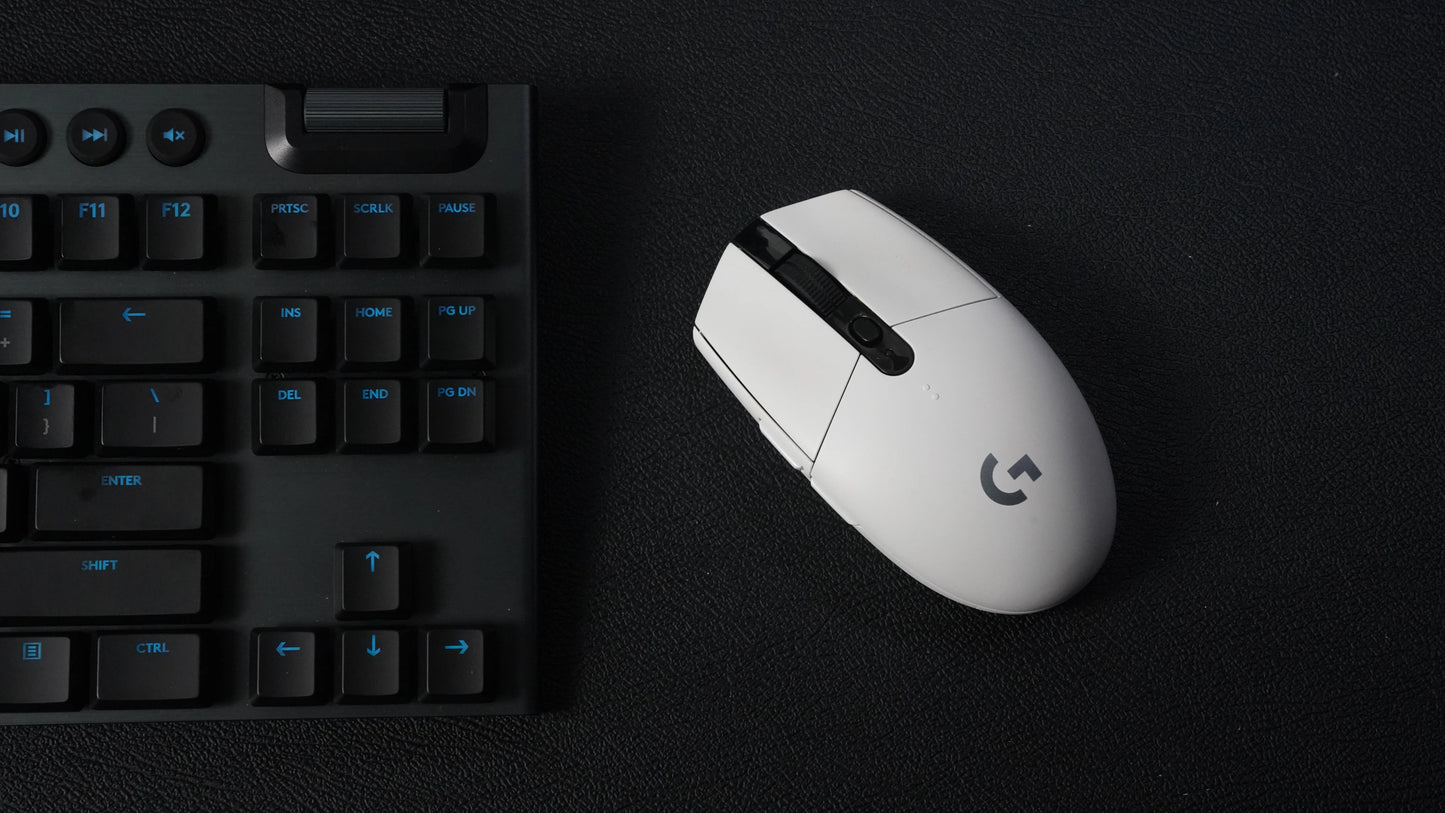 Wireless G304 /G305 Mouse Bateria de longa duração, perfeita para trabalho de escritório e sessões de jogos.