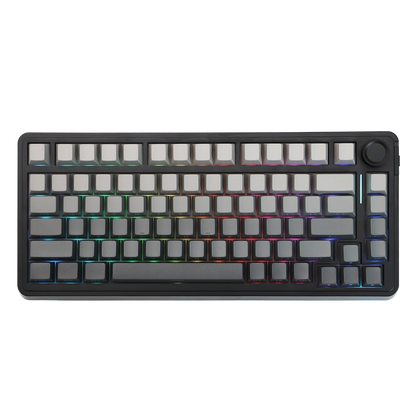 EPOMAKER 75% QWERTY Layout Hot-Swap Gasket-Mounted Wired/2.4GHz/Bluetooth Wireless Mechanical Keyboard RGB Backlight