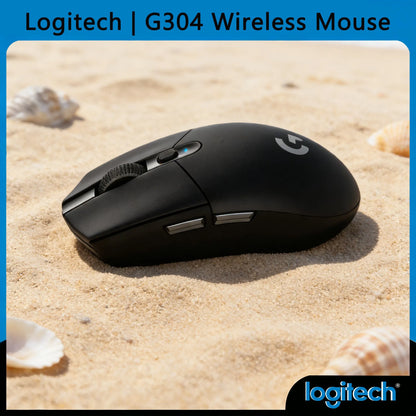 Wireless G304 /G305 Mouse Bateria de longa duração, perfeita para trabalho de escritório e sessões de jogos.