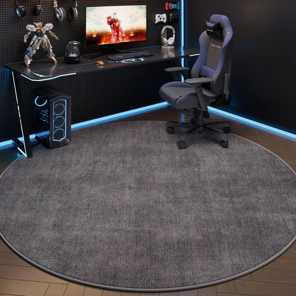 VIKAMA Tapete para cadeira de computador, cadeira giratória para sala de jogos, almofada silenciosa, cadeira de escritório, tapete lavável, decoração para casa