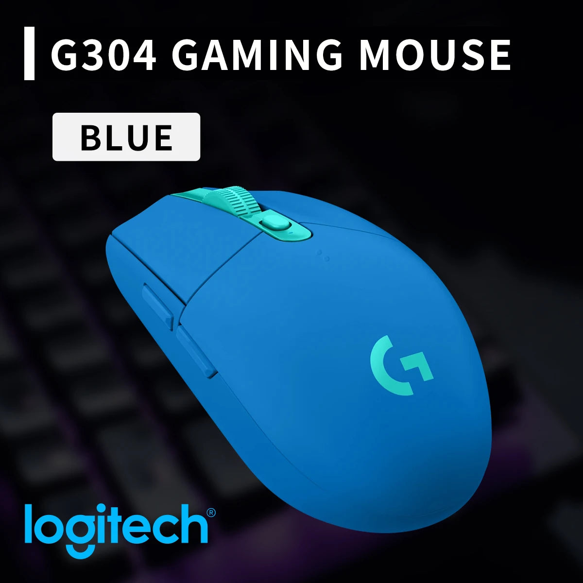 Wireless G304 /G305 Mouse Bateria de longa duração, perfeita para trabalho de escritório e sessões de jogos.