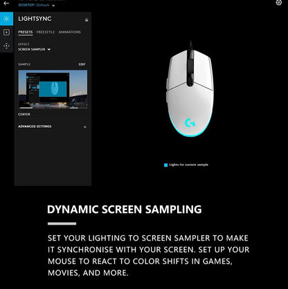 Logitech G203 Wired Mouse Gamer, Esports-Grade, 6 Programmable Buttons & Multi-Color for Competitive Games