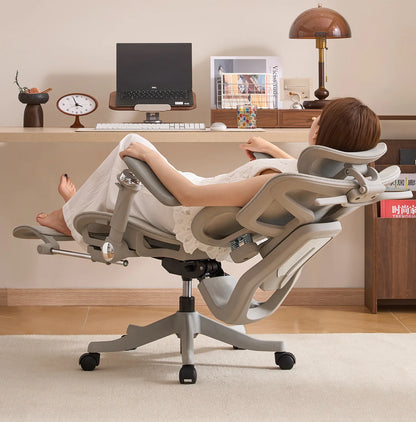 Cadeira Ergonômica de Esports com Elevação, Apoio de Braço 6D, Suporte Lombar, para Computador, Uso Doméstico, Escritório e Uso no Quarto.