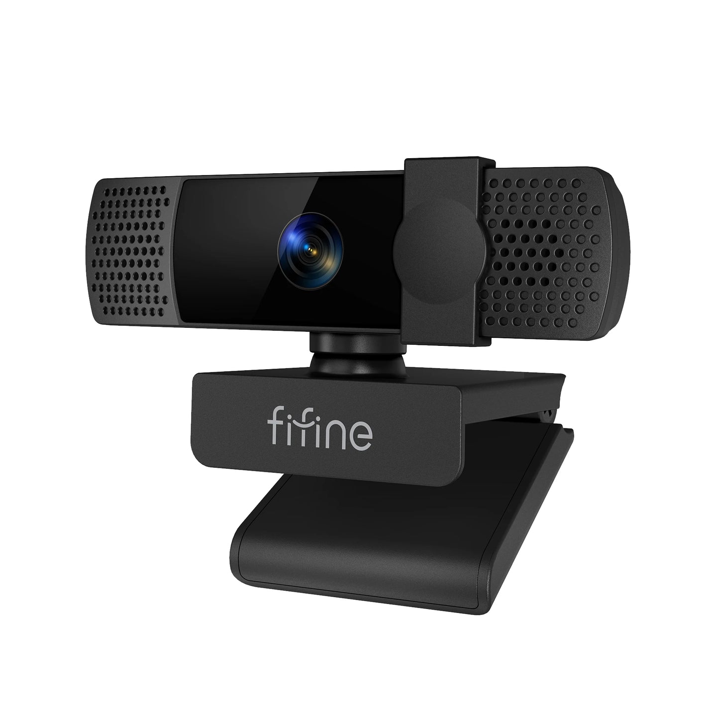 Webcam FIFINE 2K QHD para jogos e transmissões ao vivo, câmera USB Plug & Play para desktop e laptop com foco automático e tampa de privacidade - K436