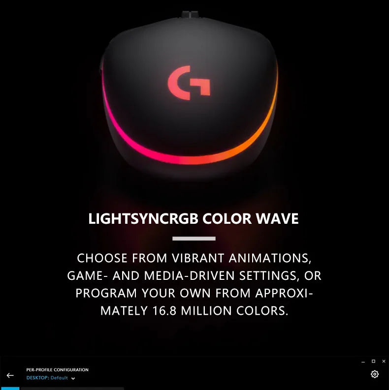 Logitech G203 Wired Mouse Gamer, Esports-Grade, 6 Programmable Buttons & Multi-Color for Competitive Games