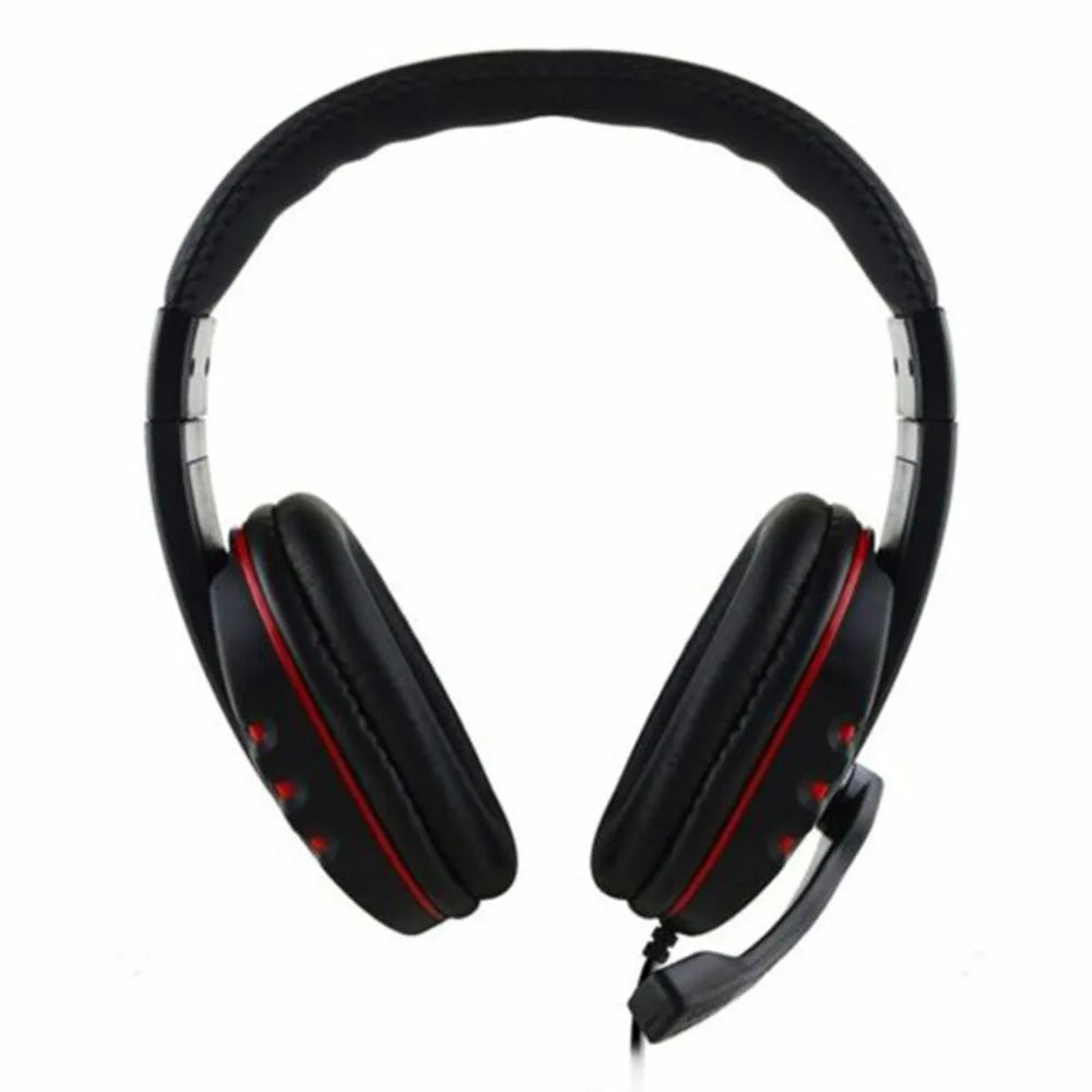 Fones de ouvido com fio de 3,5 mm para jogos, compatíveis com PS4, PlayStation 4, PC e computador, com microfone.