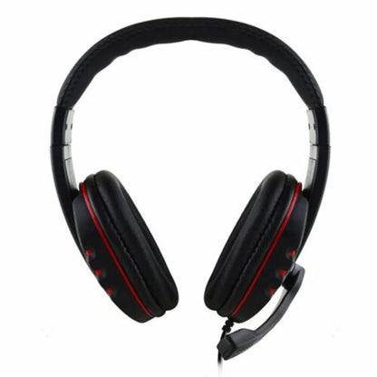 Fones de ouvido com fio de 3,5 mm para jogos, compatíveis com PS4, PlayStation 4, PC e computador, com microfone.