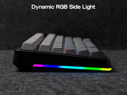 EPOMAKER 75% QWERTY Layout Hot-Swap Gasket-Mounted Wired/2.4GHz/Bluetooth Wireless Mechanical Keyboard RGB Backlight