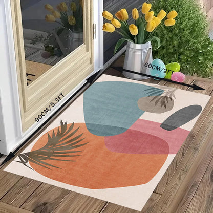 VIKAMA Tapete para cadeira de computador, cadeira giratória para sala de jogos, almofada silenciosa, cadeira de escritório, tapete lavável, decoração para casa