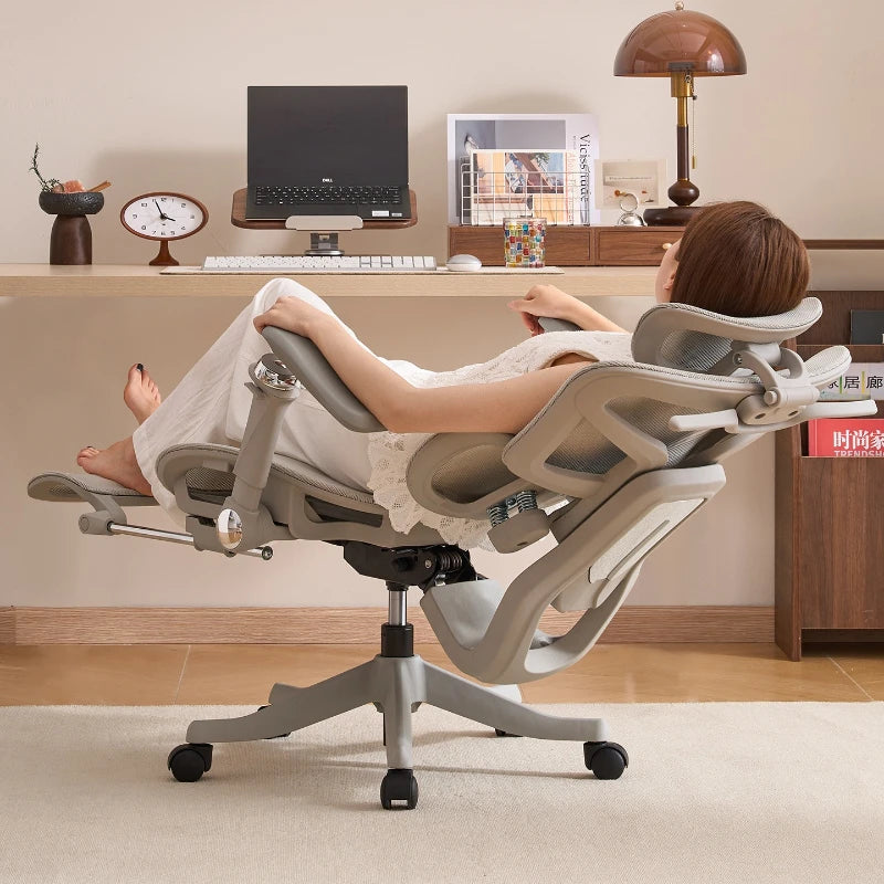 Cadeira Ergonômica de Esports com Elevação, Apoio de Braço 6D, Suporte Lombar, para Computador, Uso Doméstico, Escritório e Uso no Quarto.
