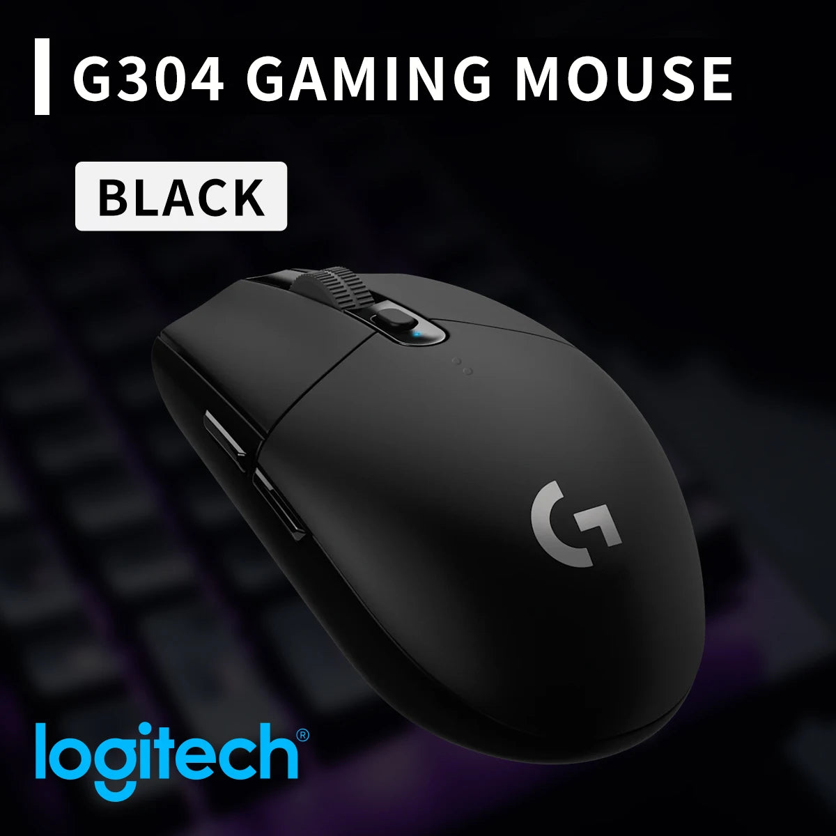 Wireless G304 /G305 Mouse Bateria de longa duração, perfeita para trabalho de escritório e sessões de jogos.