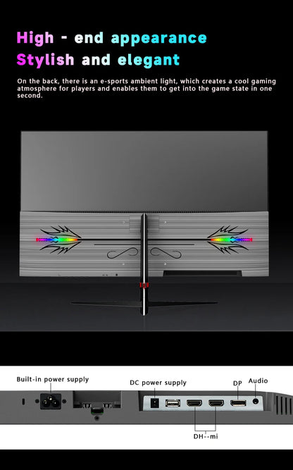 Monitor gamer de 27 polegadas, 1K, 280Hz, com design moderno e retroiluminação LED para entusiastas de eSports.