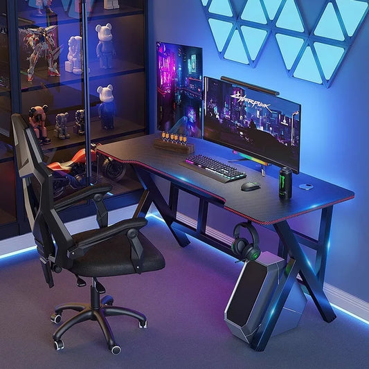 Mesa de computador de mesa, mesa para jogos, mesa para quarto, mesa simples, mesa de estudo, mesa para estudante