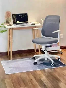 VIKAMA Tapete simples para cadeira de e-sports, tapete para mesa de estudo, cadeira giratória de computador, tapete para quarto, tapete para pés sujos, decoração para casa