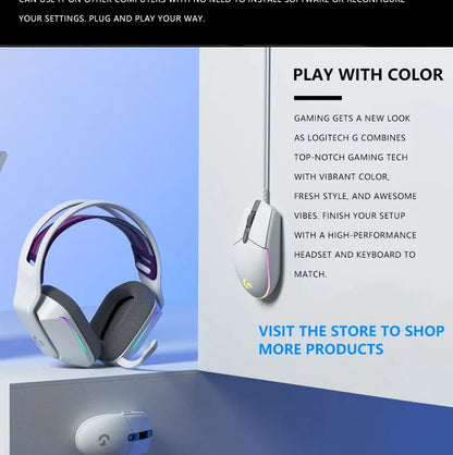 Logitech G203 Wired Mouse Gamer, Esports-Grade, 6 Programmable Buttons & Multi-Color for Competitive Games