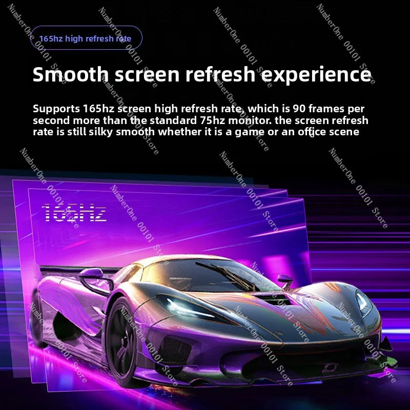 Tela curva de 34 polegadas - Tela 4K 165Hz com curvatura 1500R para uma experiência imersiva e ampla.